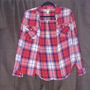 Forever 21 Plaid button up